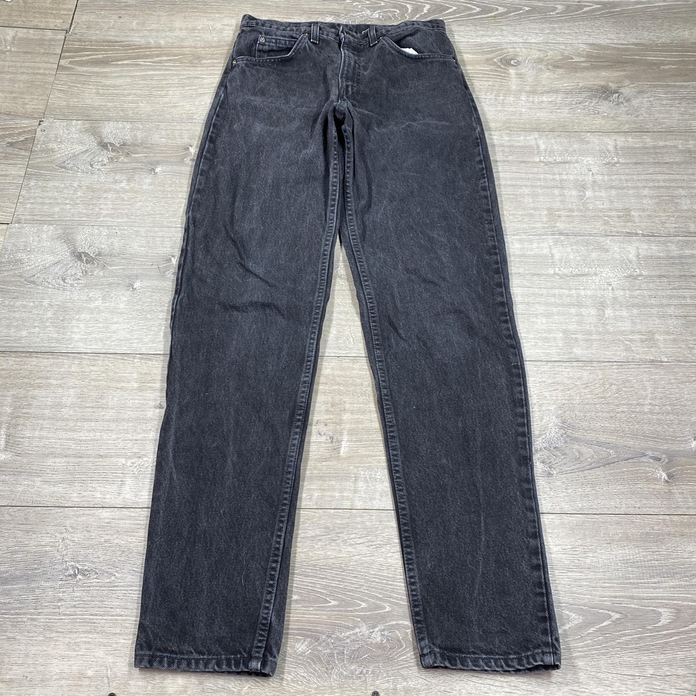 Levis 550 Jeans Mens‎ 31x34 Gray Relaxed Fit Tapered Leg Denim Pants Made USA